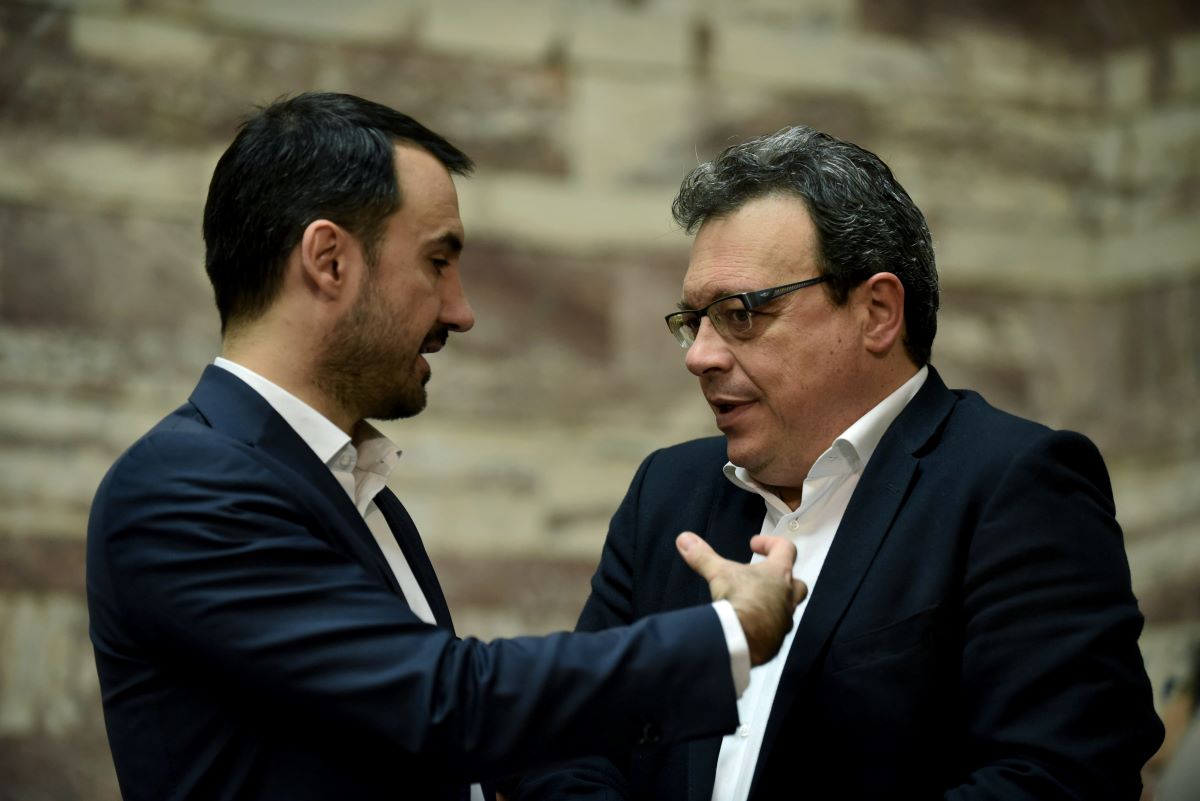 O Αλέξης Χαρίτσης και ο Σωκράτης Φάμελλος