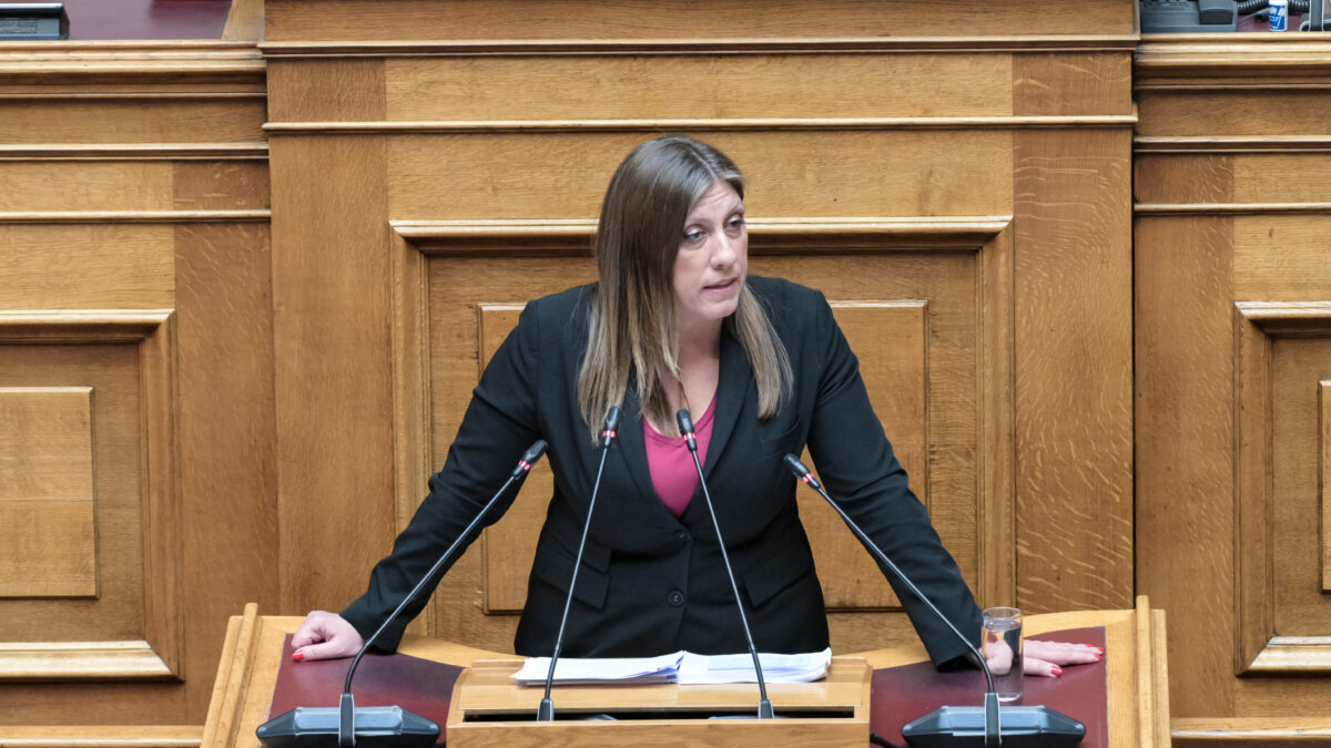 Η πρόεδρος της Πλεύσης Ελευθερίας Ζωή Κωνσταντοπούλου