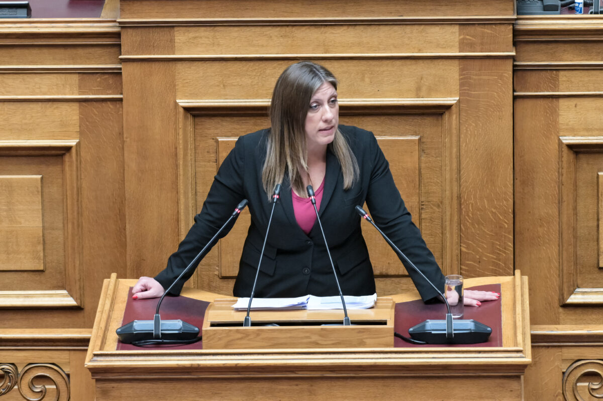 Η πρόεδρος της Πλεύσης Ελευθερίας Ζωή Κωνσταντοπούλου