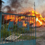 Εικόνες καταστροφής μετά το ουκρανικό χτύπημα