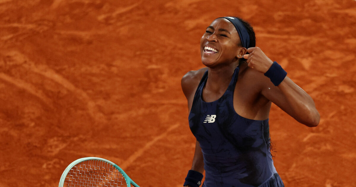 Coco Goff – Lois Bousson 2-0: The American easily “cleared” Roland Garros’ surprise and qualified for the final