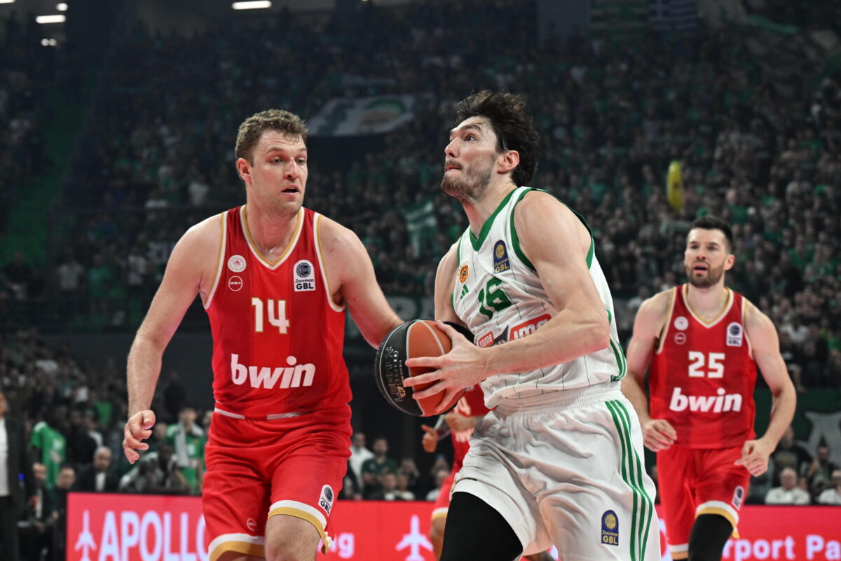 Στιγμή από τον τελικό της Greek Basketball League