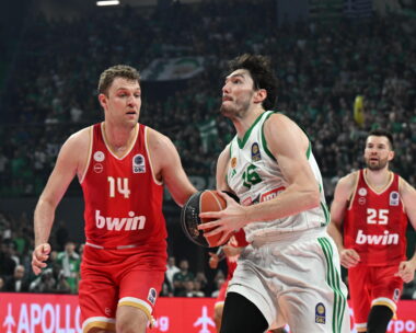 Στιγμή από τον τελικό της Greek Basketball League