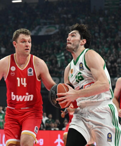 Στιγμή από τον τελικό της Greek Basketball League