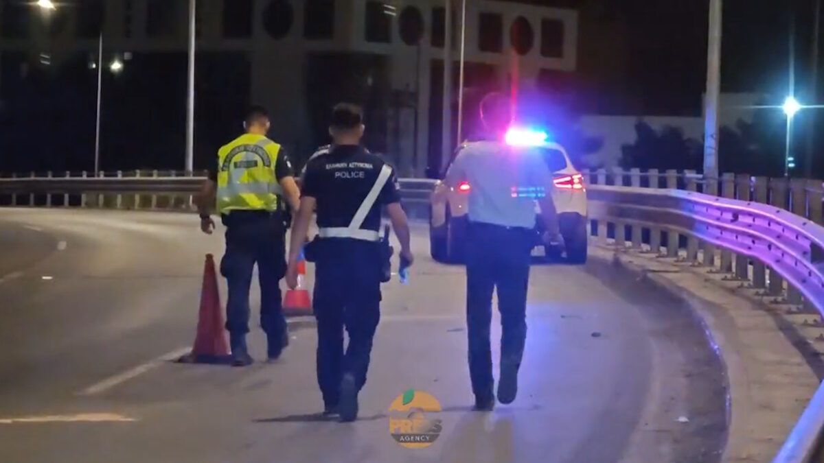 Το σημείο που έγινε το τροχαίο