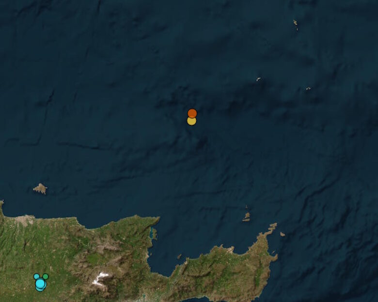 Σεισμός 3,5 Ρίχτερ βόρεια από την Κρήτη και από το ίδιο επίκεντρο των 6,1 βαθμών