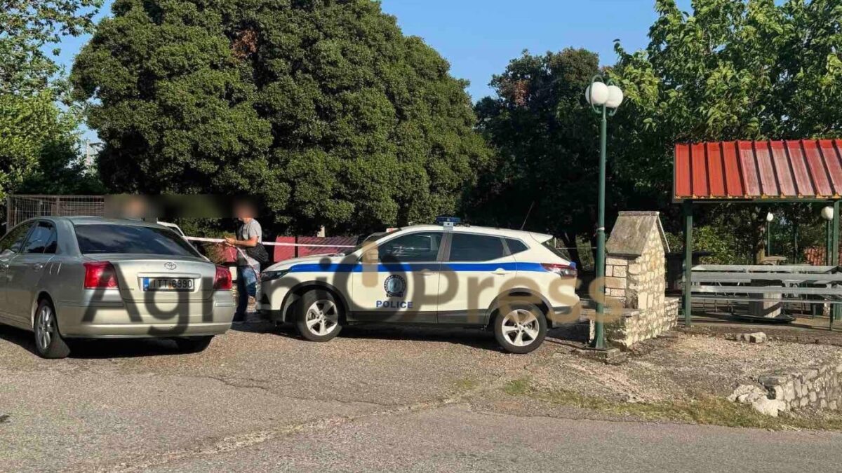 Το σημείο της δολοφονίας στην Αμφιλοχία