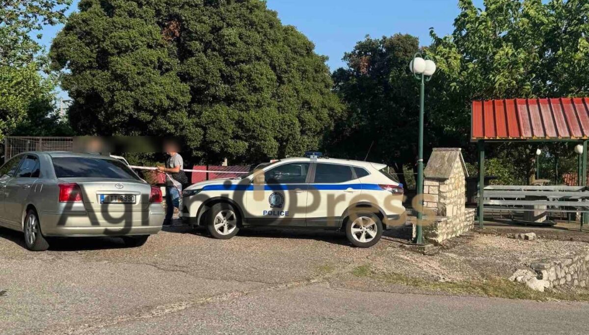Το σημείο της δολοφονίας στην Αμφιλοχία