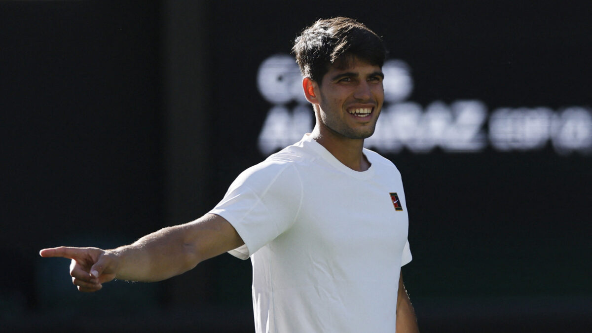 Ο Κάρλος Αλκαράθ στο Wimbledon