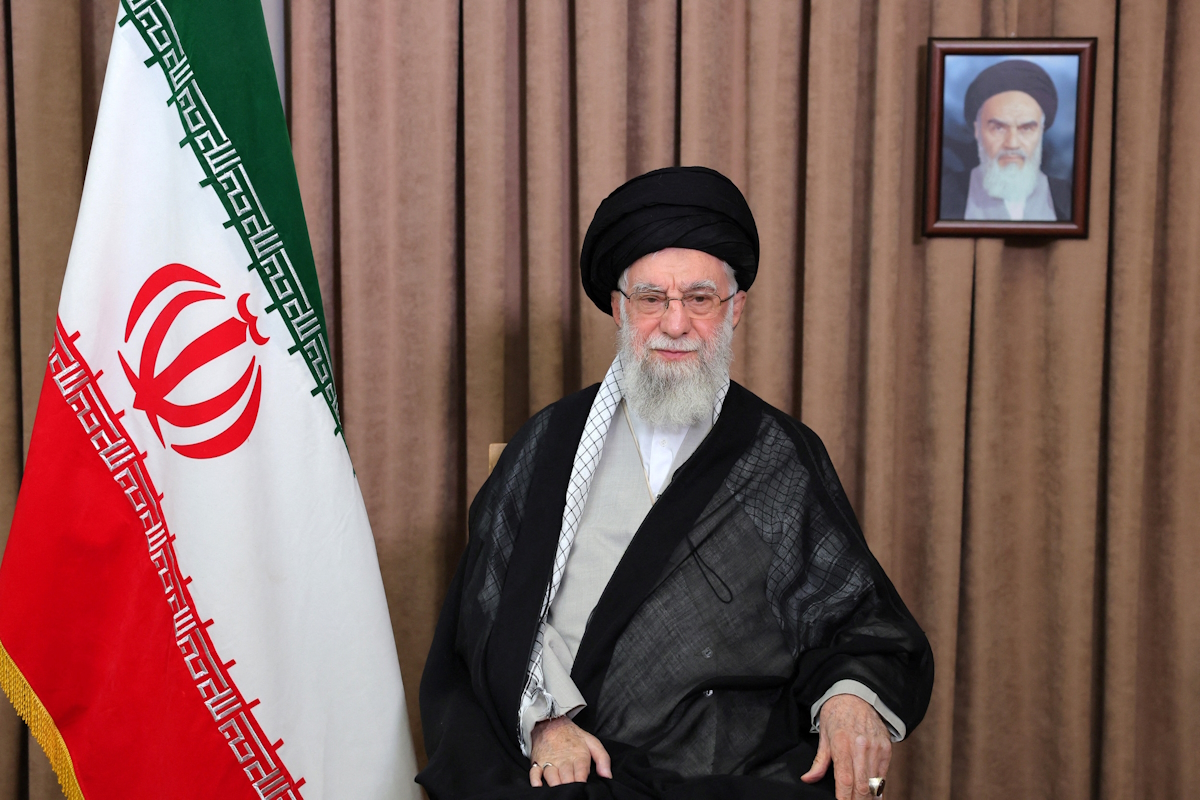 Iran's supreme leader, Ayatollah Ali Hameni