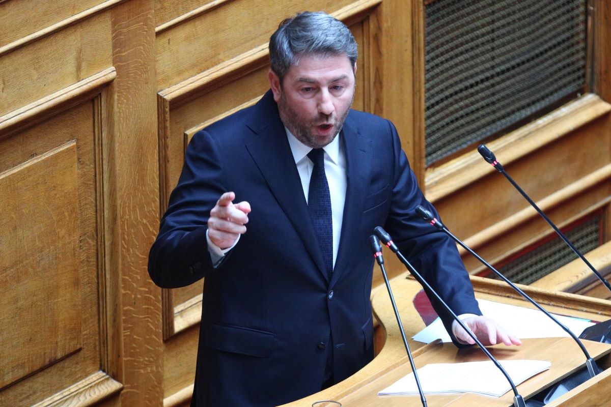 Ο πρόεδρος του ΠΑΣΟΚ-ΚΙΝΑΛ Νίκος Ανδρουλάκης