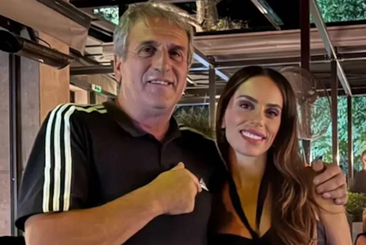 Η Μαρία Αντωνά με τον πατέρα της