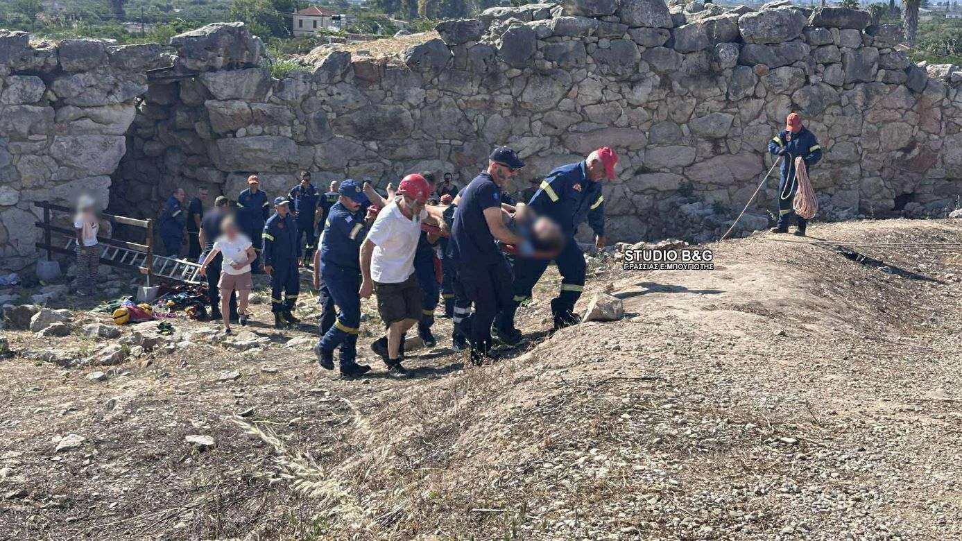 Μεγάλη επιχείρηση στήθηκε για τη διάσωση του τουρίστα