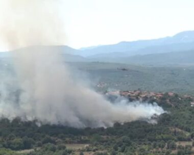Φωτιά στην Αρκαδία, στην περιοχή Βελιγοστή – Επιχειρούν 6 εναέρια μέρα