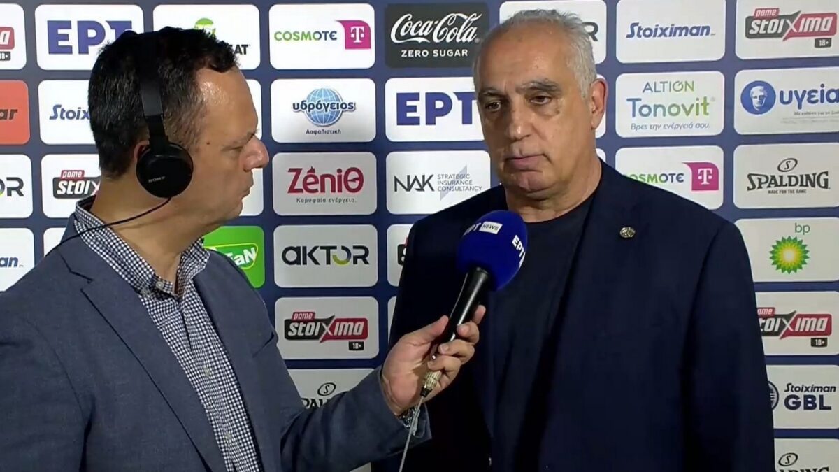 Ο Σάββας Αρώνης στις δηλώσεις του στην ΕΡΤ