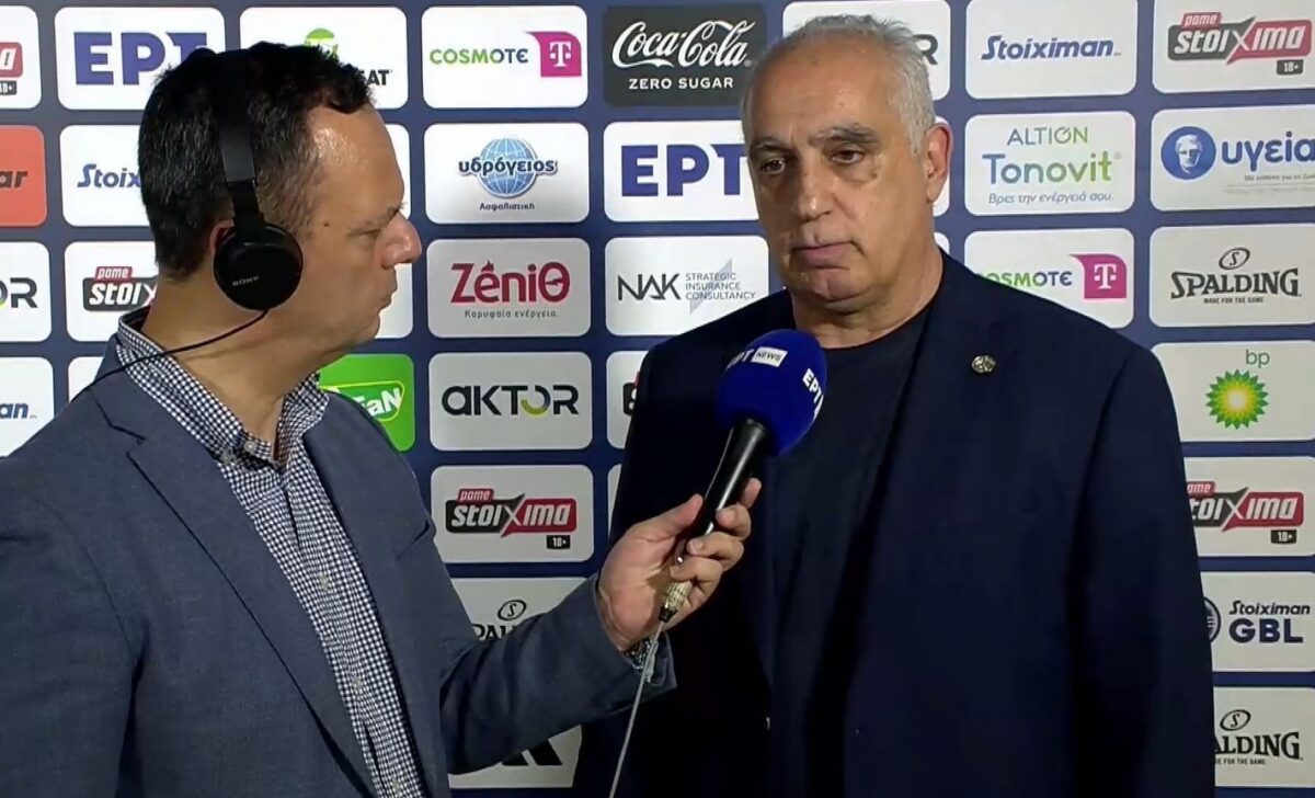 Ο Σάββας Αρώνης στις δηλώσεις του στην ΕΡΤ