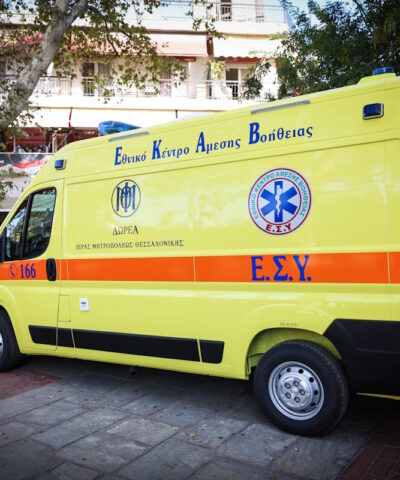 Ασθενοφόρο στη Θεσσαλονίκη