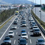 Πολλά οχήματα στην Αττική Οδό