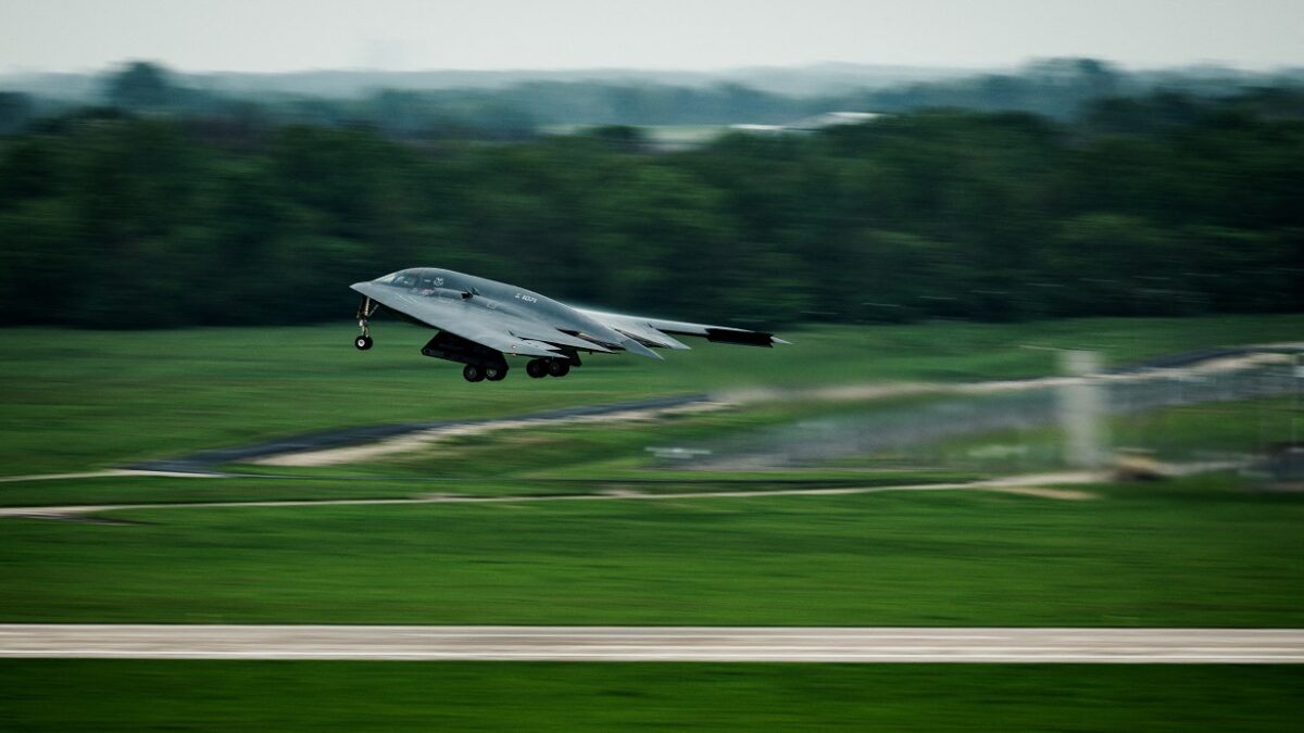 A B-2 Spirit stealth bombe