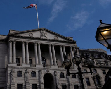 General view of the Bank of England building