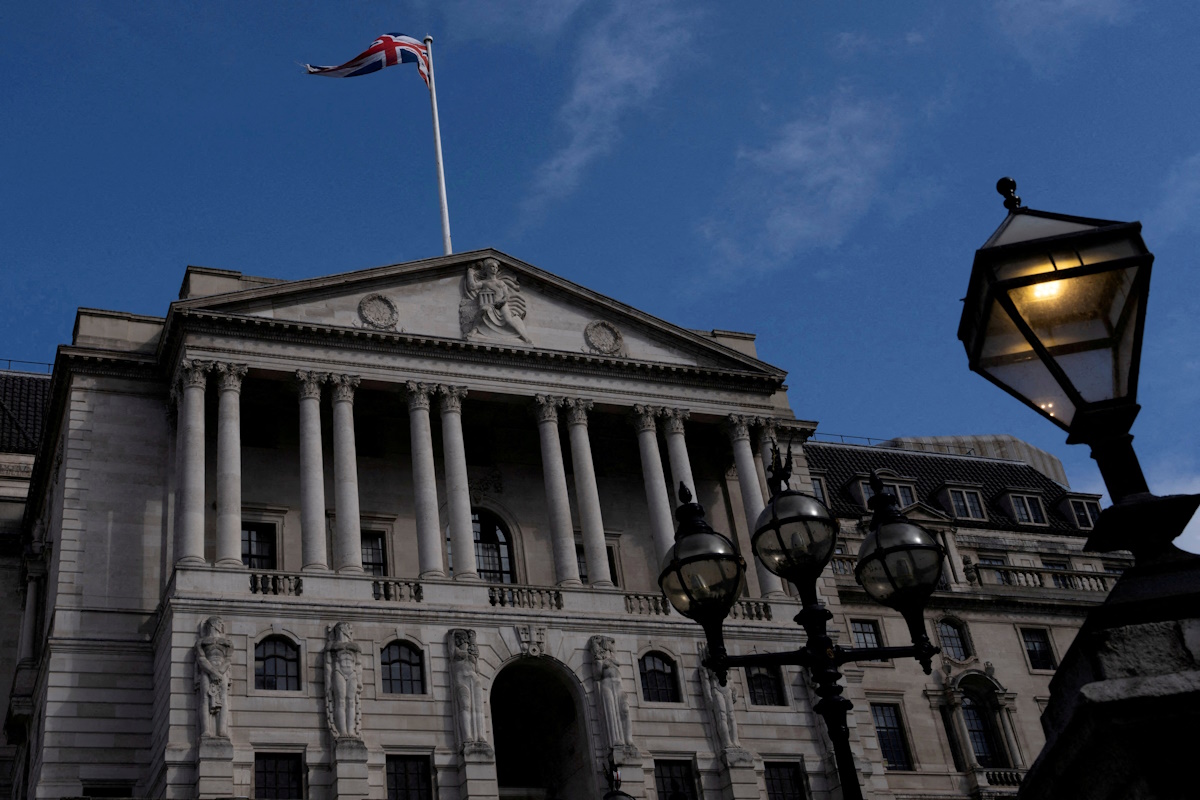 General view of the Bank of England building