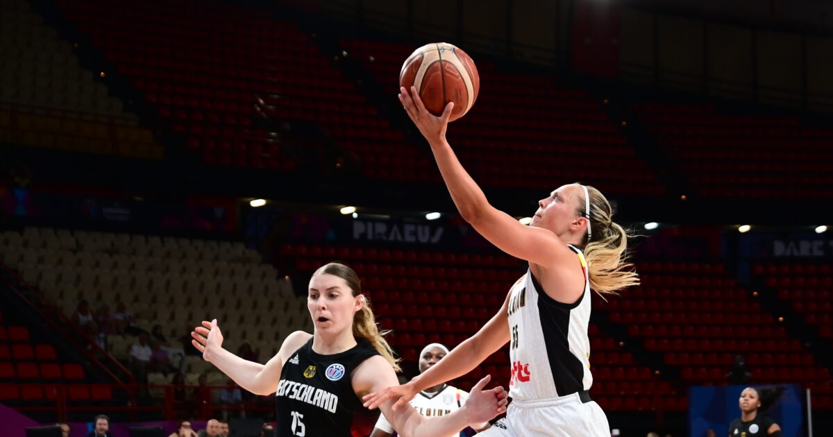 Belgium – Germany 83-59: Easy qualifying in the women’s Eurobasket semifinals