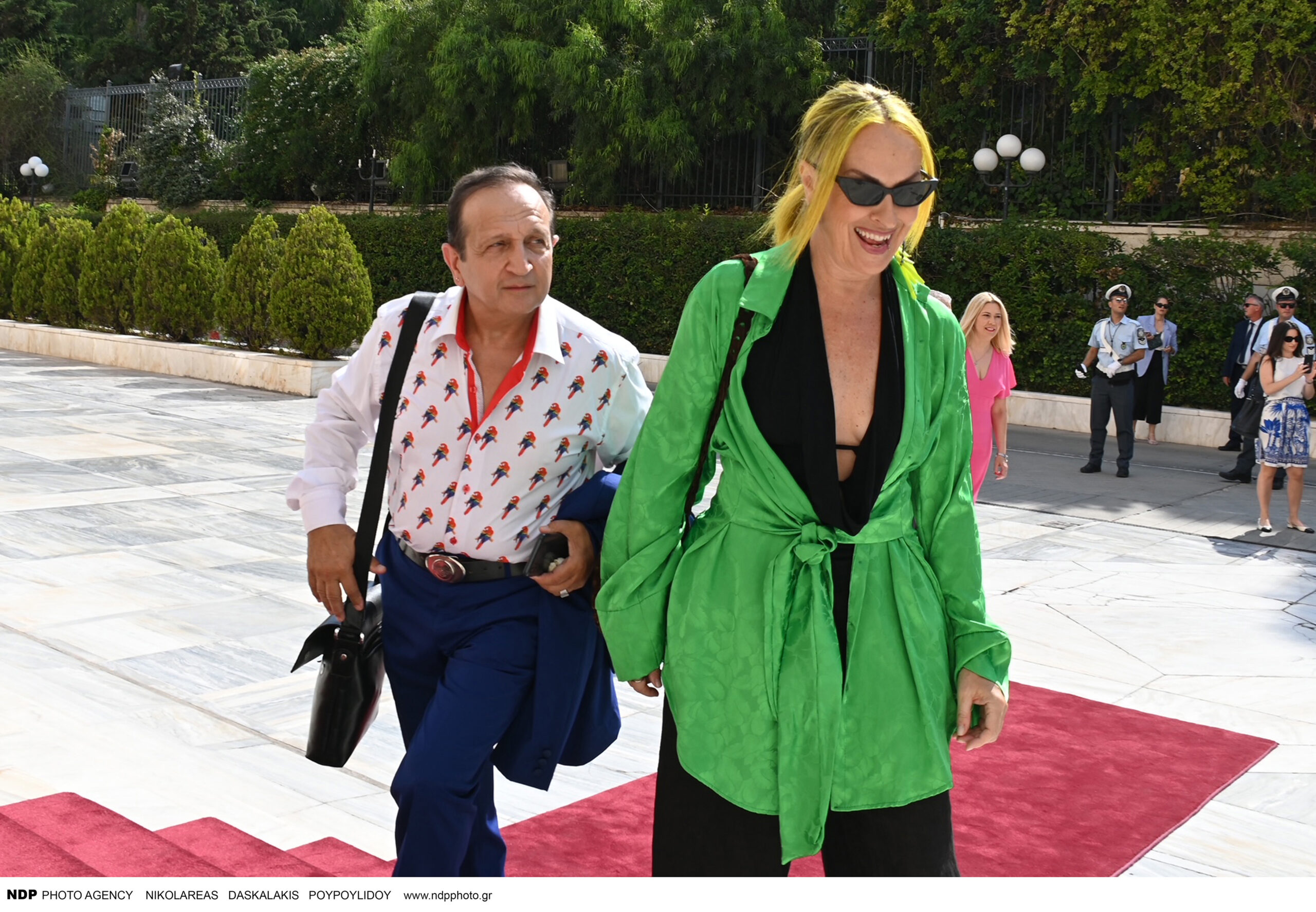 Ο Σπύρος Μπιμπίλας και η Τζώρτζια Κεφαλά