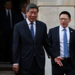 Chinese Vice Premier He Lifeng leaves Lancaster House, on the second day scheduled for trade talks between the U.S. and China, in London, Britain, June 10, 2025.