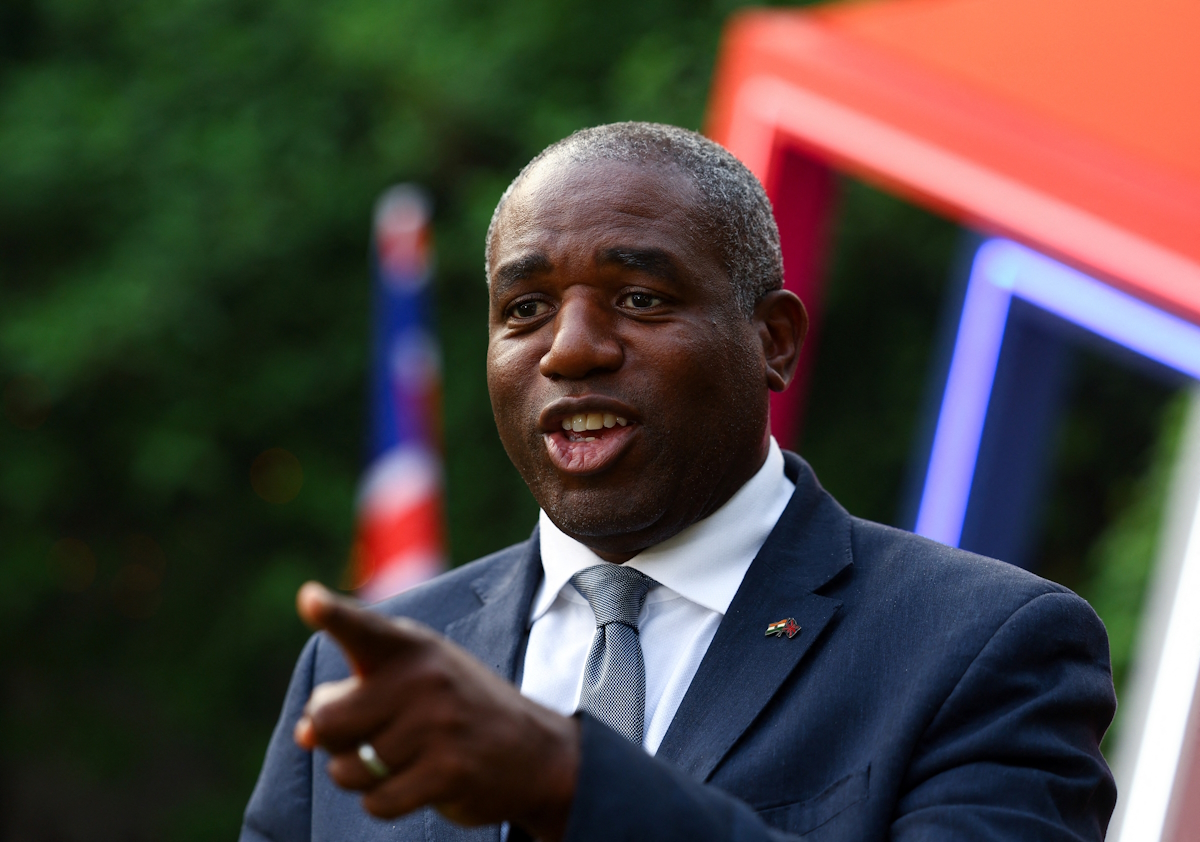 Ο Υπουργός Εξωτερικών της Βρετανίας, David Lammy