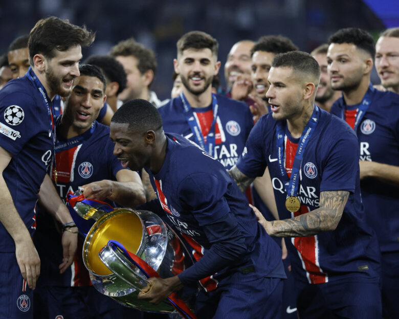 Champions League: Με 7 παίκτες της Παρί Σεν Ζερμέν η καλύτερη ενδεκάδα της σεζόν – Κορυφαίος ποδοσφαιριστής ο Ντεμπελέ