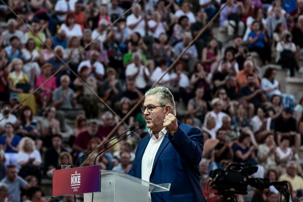 Ο Γενικός Γραμματέας του ΚΚΕ, Δημήτρης Κουτσούμπας