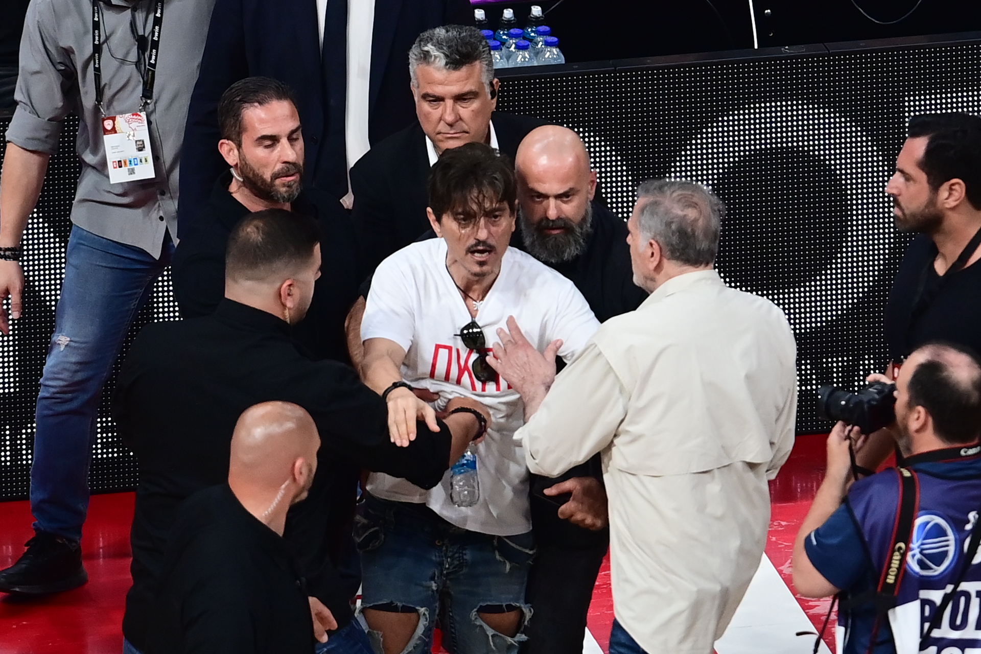 Ο Δημήτρης Γιαννακόπουλος στο ΣΕΦ (ΓΙΩΡΓΟΣ ΜΑΤΘΑΙΟΣ
