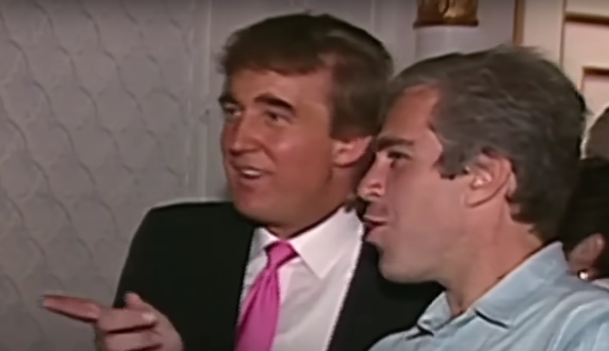 Ντόναλντ Τραμπ και Τζέφρι Επστάιν το 1992