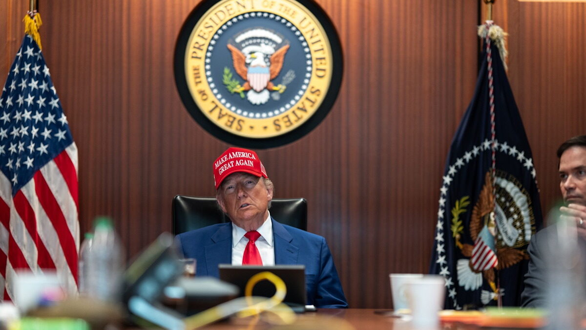 Ο Ντόναλντ Τραμπ στο Situation Room
