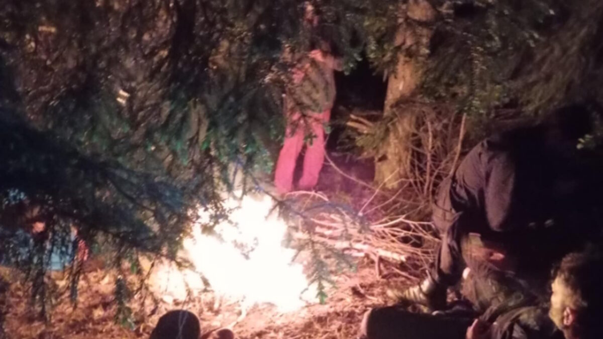 Μέλη της διασωστικής εθελοντικής ομάδας ΟΦΚΑΘ στο Φρακτό Δράμας
