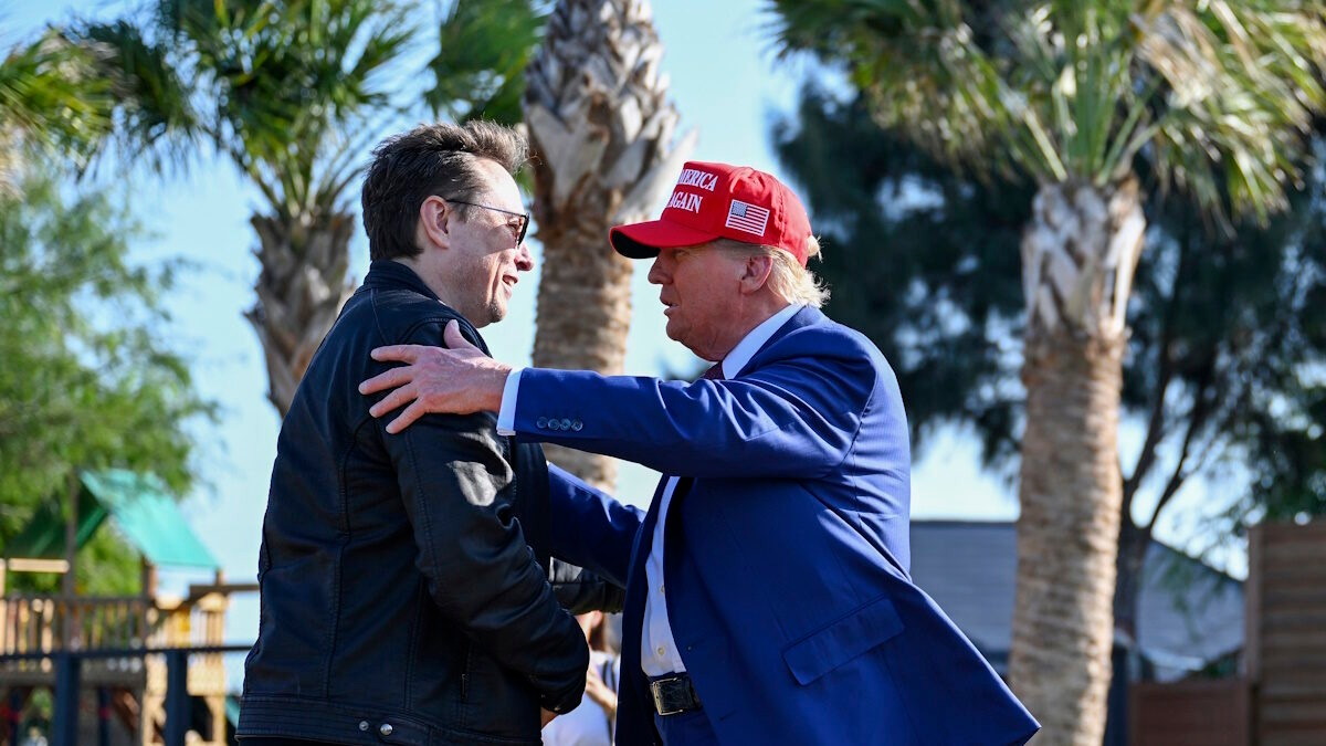 Ο Έλον Μασκ και ο Ντόναλντ Τραμπ