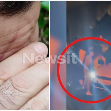 Η σοκαριστική στγμή του ξυλοδαρμού σε υπάλληλο της καθαριότητας