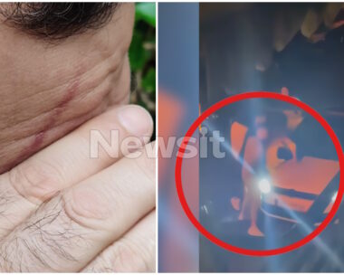 Η σοκαριστική στγμή του ξυλοδαρμού σε υπάλληλο της καθαριότητας