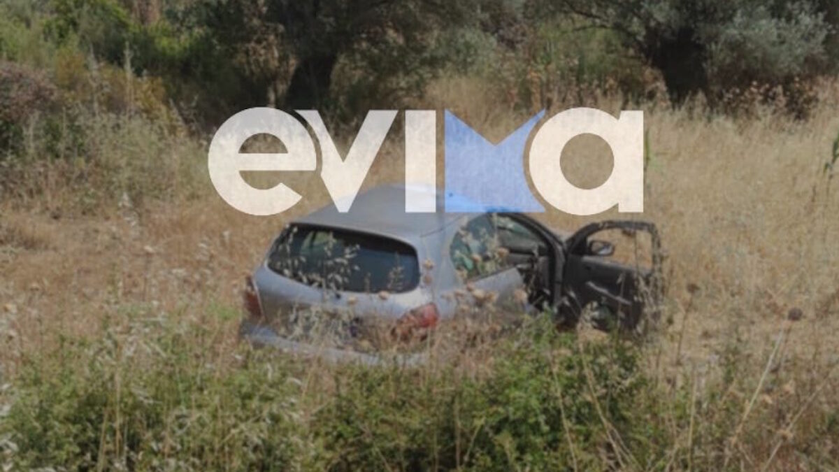 Εύβοια: Τροχαίο με αυτοκίνητο που εξετράπη της πορείας του και κατέληξε σε χωράφι