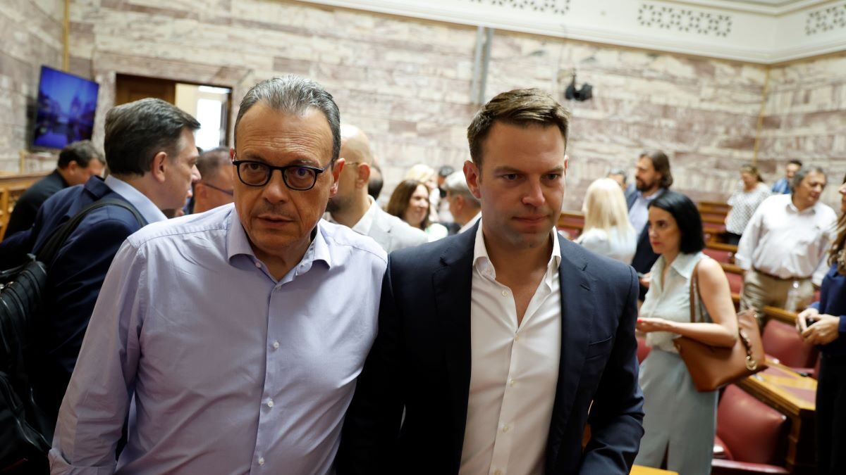Ο Σωκράτης Φάμελλος και ο Στέφανος Κασσελάκης
