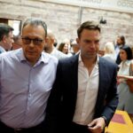 Ο Σωκράτης Φάμελλος και ο Στέφανος Κασσελάκης