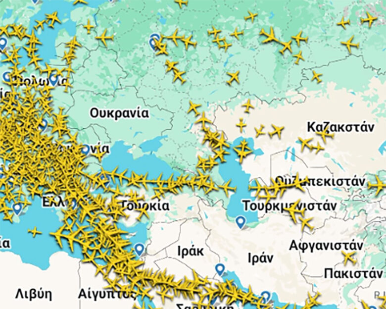 Επίθεση Ισραήλ στο Ιράν: Οι κλειστοί εναέριοι χώροι στη Μέση Ανατολή δημιουργούν εναέριο «μποτιλιάρισμα» πάνω από Ελλάδα, Αίγυπτο και Σαουδική Αραβία
