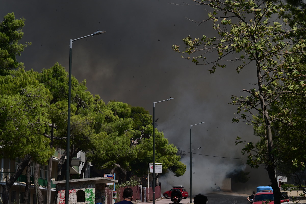 Φωτιά σε δασική έκταση κοντά σε κατοικημένη περιοχή