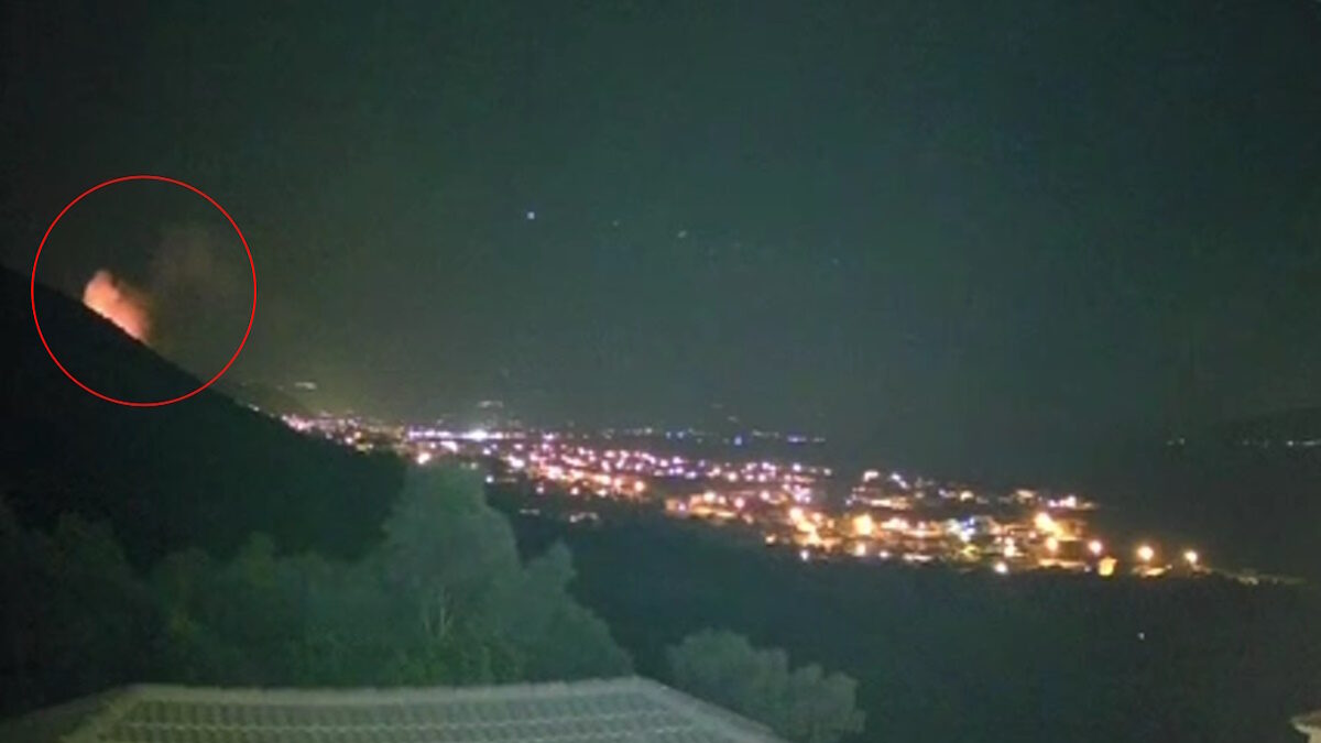 Το ξεκίνημα της φωτιάς στη Ναύπακτο