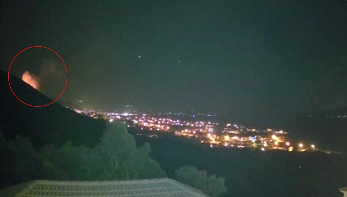 Το ξεκίνημα της φωτιάς στη Ναύπακτο