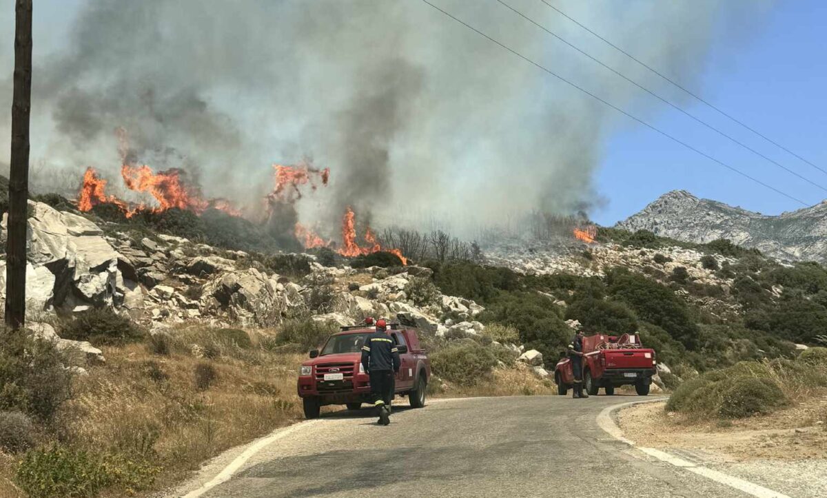 Φωτιά στη Νάξο