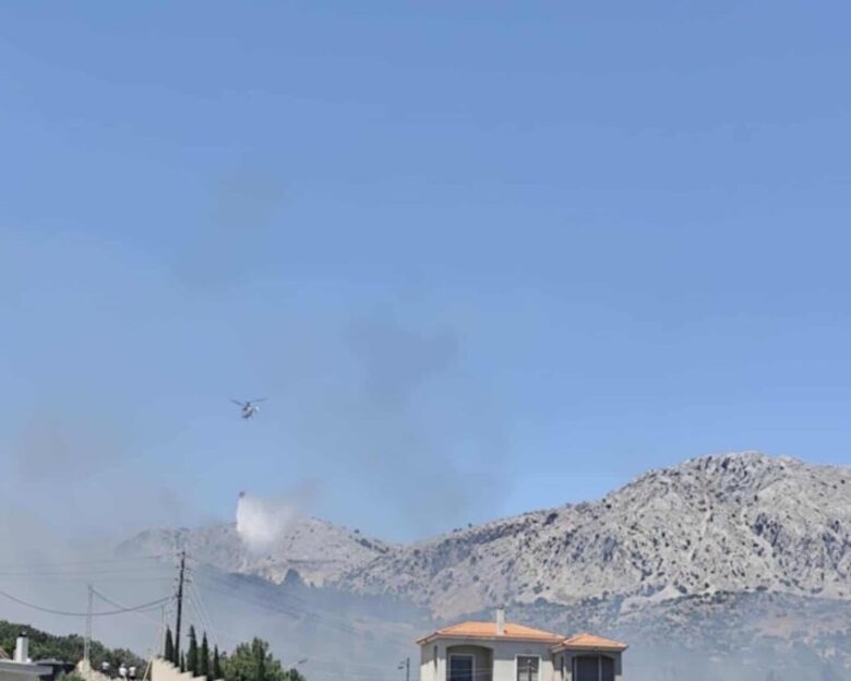 Φωτιά στη Χίο – Μήνυμα από το 112 «απομακρυνθείτε προς το κέντρο της πόλης»