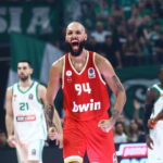 Ο Εβάν Φουρνιέ πανηγυρίζει στο ΟΑΚΑ (ΜΑΡΚΟΣ ΧΟΥΖΟΥΡΗΣ