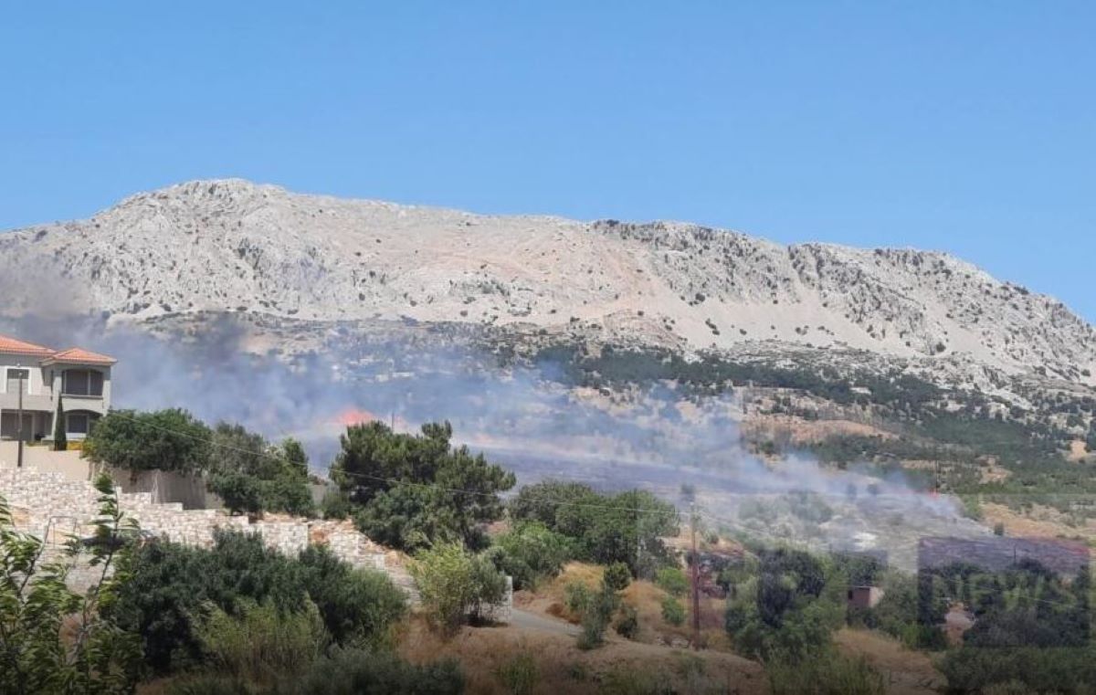 Φωτιά στον Κοφινά της Χίου