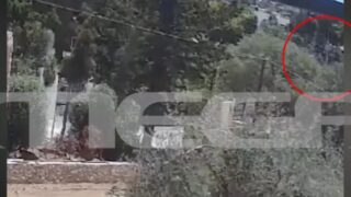 Φωτιά στην Παλαιά Φώκαια: Βίντεο ντοκουμέντο με το ξεκίνημα του πύρινου εφιάλτη από βραχυκύκλωμα σε καλώδια ηλεκτροδότησης